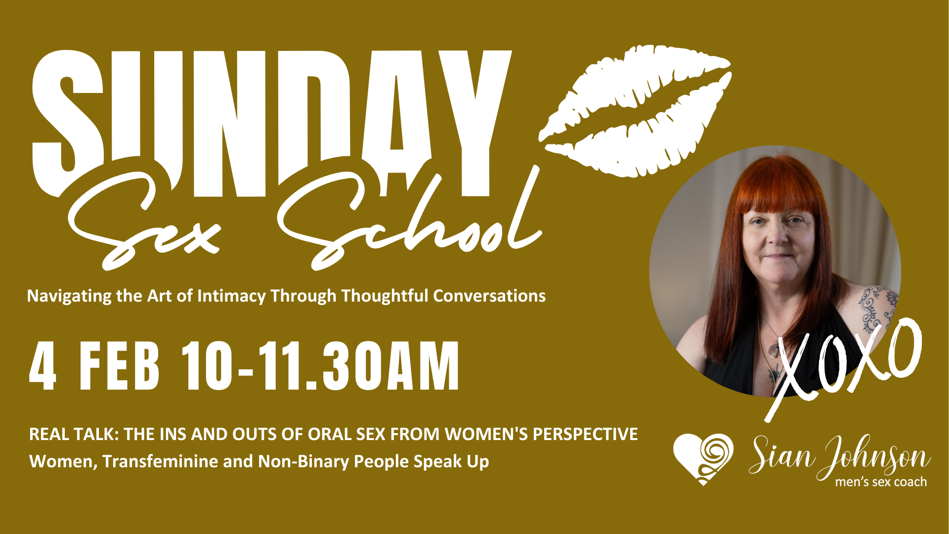 Sunday Sex School Real Talk The Ins And Outs Of Oral Sex From Women S Perspective Sian Johnson